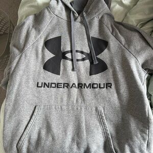 Under Armour Gray Sweater with Fleece Interior